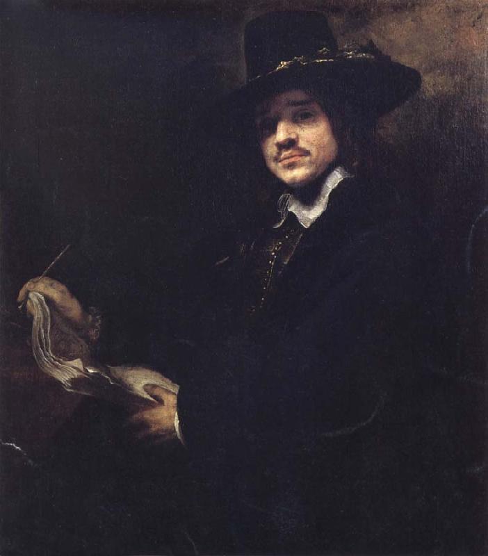 REMBRANDT Harmenszoon van Rijn Portrait of A Young Artist oil painting image